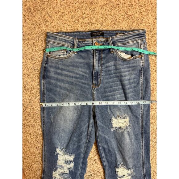Judy Blue Woman's Jeans/Pants size 13/31 Boot Cut; Blue Denim - Picture 5 of 12